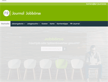 Tablet Screenshot of jobs.pr-journal.de